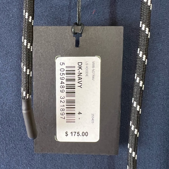 NWT Ted Baker London Notrav Navy Blue Hoodie Sweatshirt Men’s Size: L - Picture 6 of 13